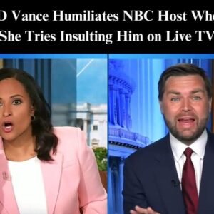 J.D. Vance Criticizes NBC’s Kristen Welker During a Heated Interview.