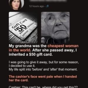 MY GRANDMA WAS THE CHEAPEST WOMAN IN THE WORLDD