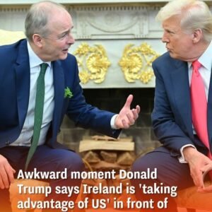 In an awkward moment, Donald Trump claimed that Ireland is “taking advantage of the US,” a comment that visibly shocked the Irish Prime Minister.