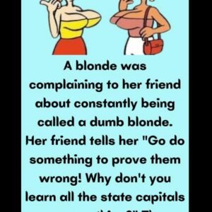 Joke of the day: tired of being blonde