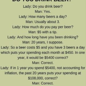 Do you drink beer?