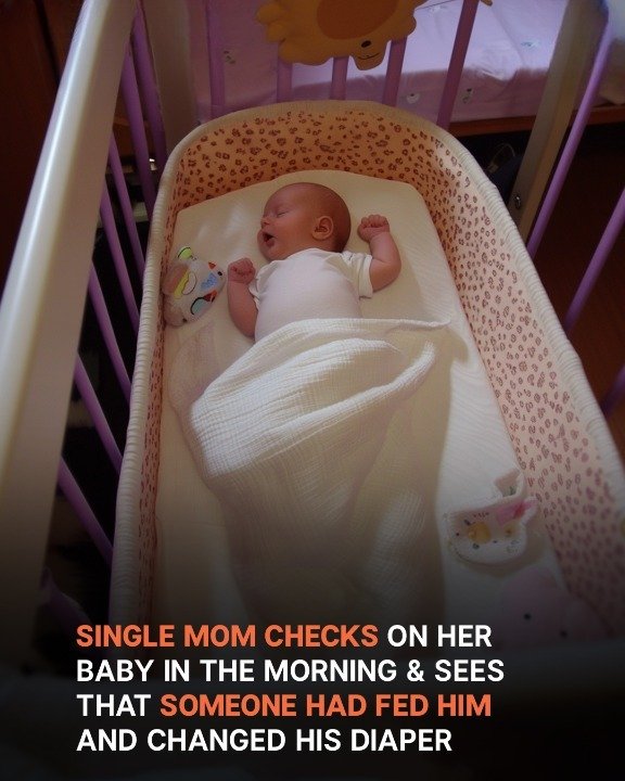 One morning, a solitary mom was taken aback when she discovered that her baby’s diaper had already been changed—leaving her both puzzled and intrigued.