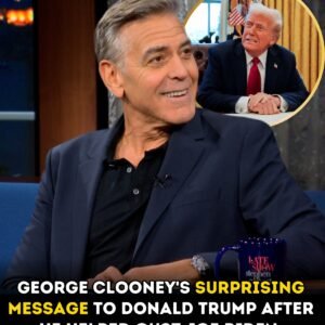 George Clooney’s surprising message to Donald Trump during TV interview – What did he say?
