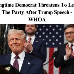 Longtime Democrat Quits? “This Party Is Dead” After Trump’s Capitol Address!