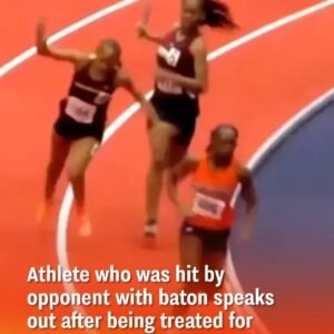Athlete struck by an opponent’s baton speaks out after receiving treatment for a “skull fracture.”