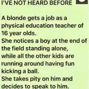 Hilarious Blonde Joke I’ve Not Heard Before